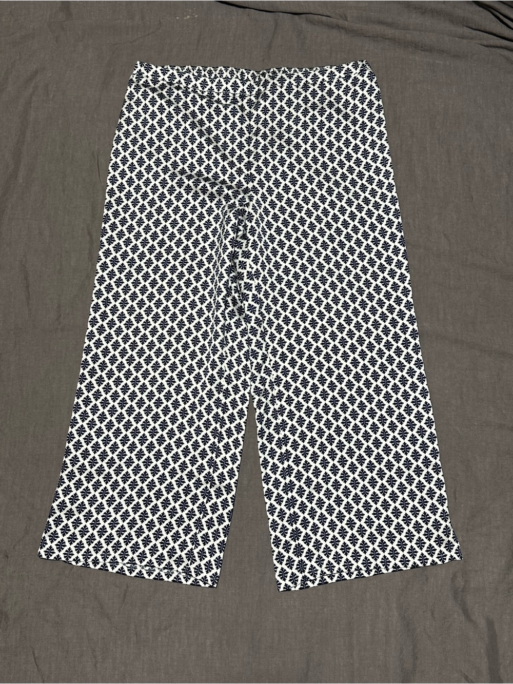 White House Black Market Navy and White Pants